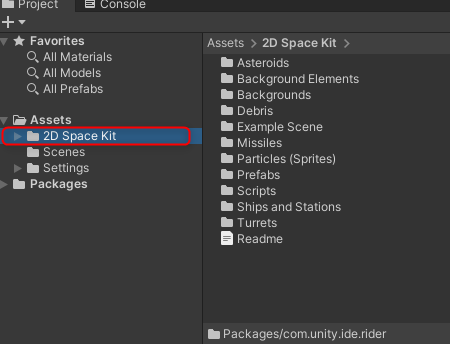 Space Kit in project